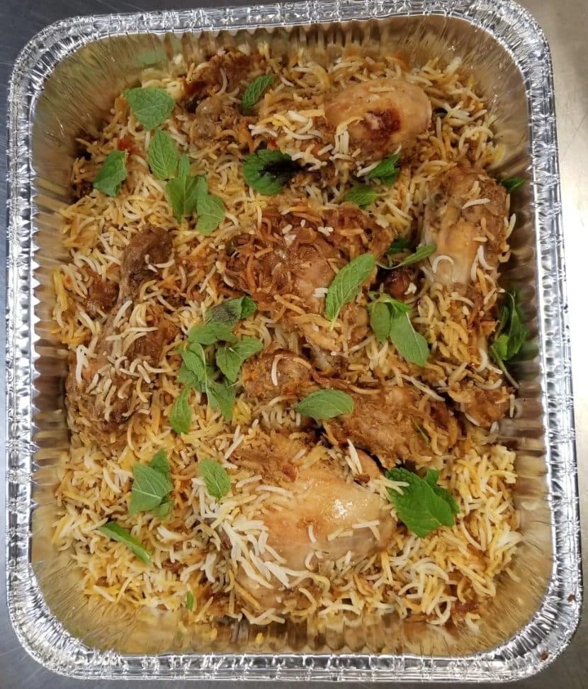 3 Person Tray - Thalapakatti Mutton Fry Piece Biryani