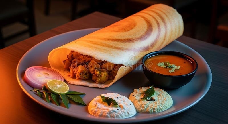 Onion Masala Dosa - Dosa Corner