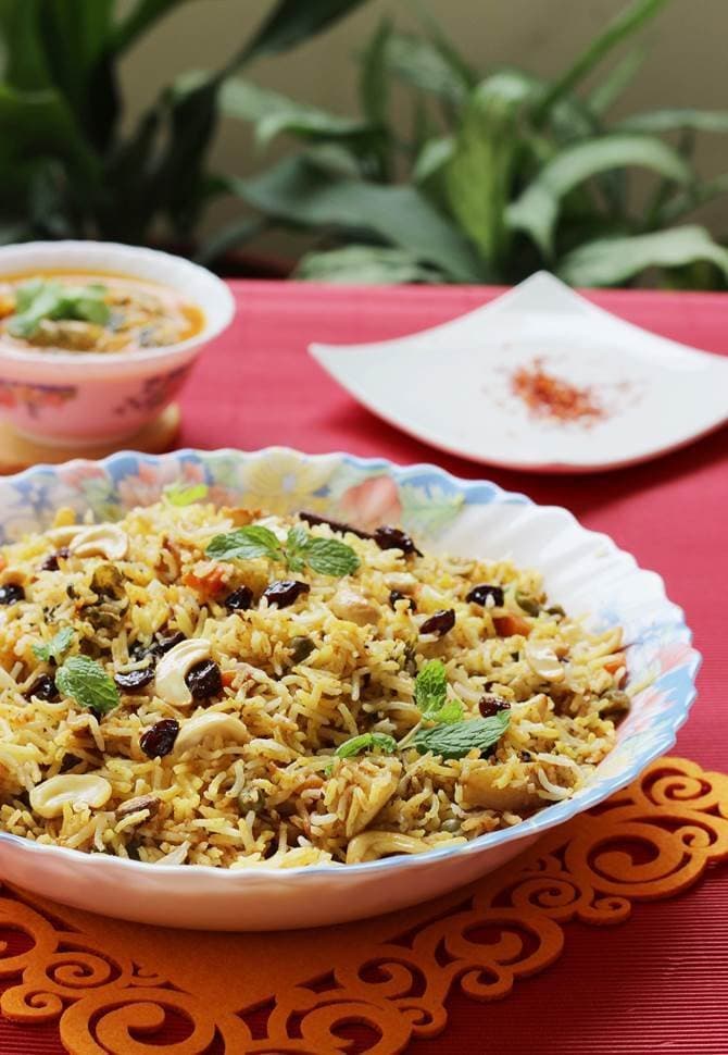 Vegetable Dum Biryani