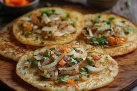 Onion Uthappam - Uthappam