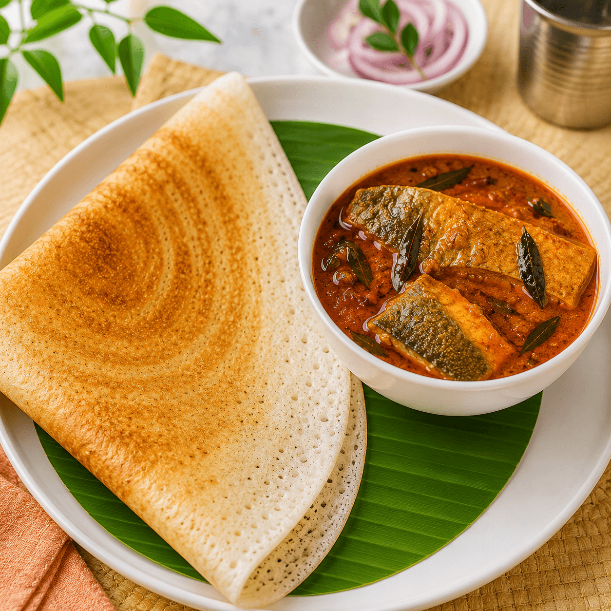 COMBO- Kaldosa and Fish Curry